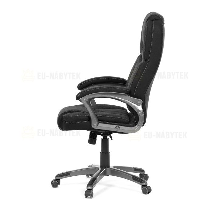 Kancelářské křeslo, houpací mechanismus, černá látka, KA-C715 BK2