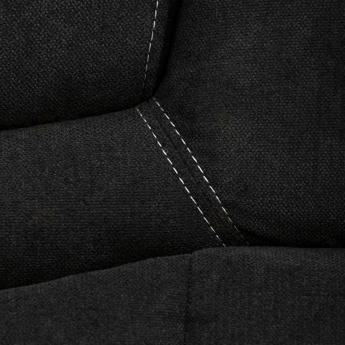 Kancelářské křeslo, houpací mechanismus, černá látka, KA-C715 BK2