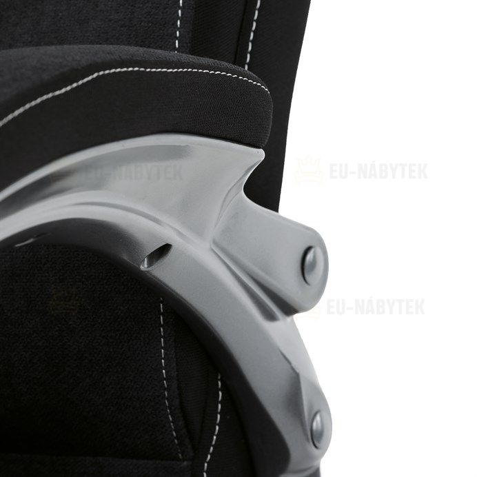 Kancelářské křeslo, houpací mechanismus, černá látka, KA-C715 BK2