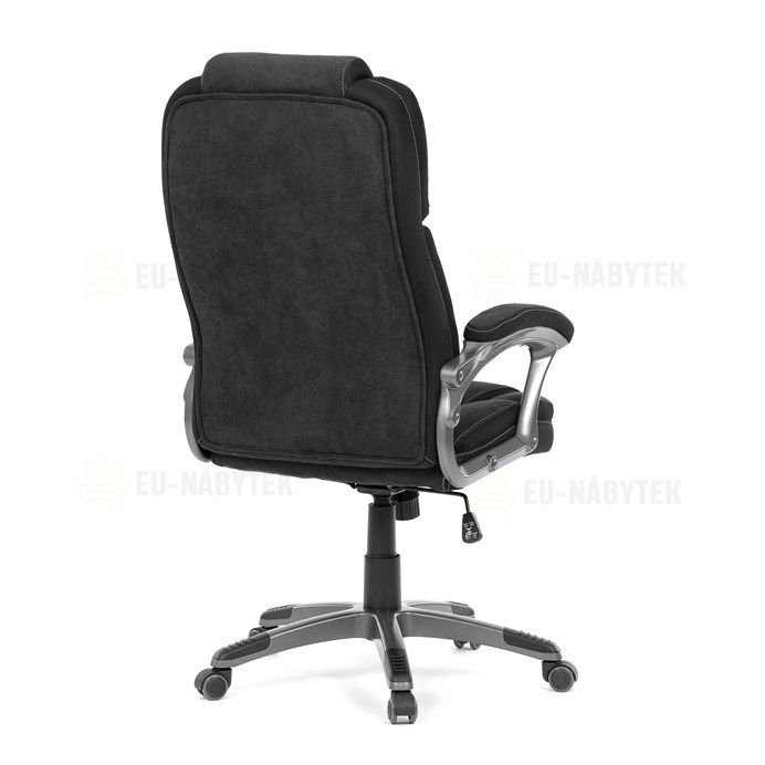 Kancelářské křeslo, houpací mechanismus, černá látka, KA-C715 BK2