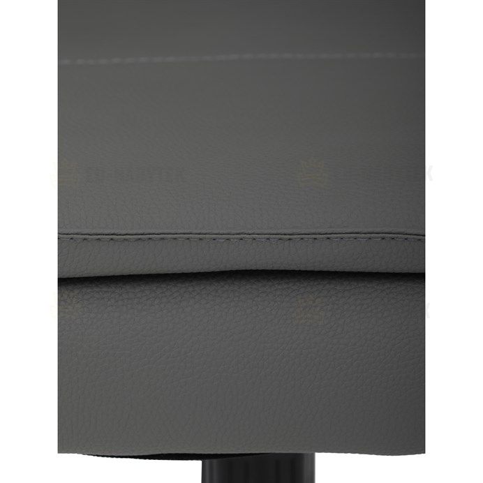 Kancelářské křeslo, houpací mechanismus, šedá ekokůže, KA-D8104 GREY