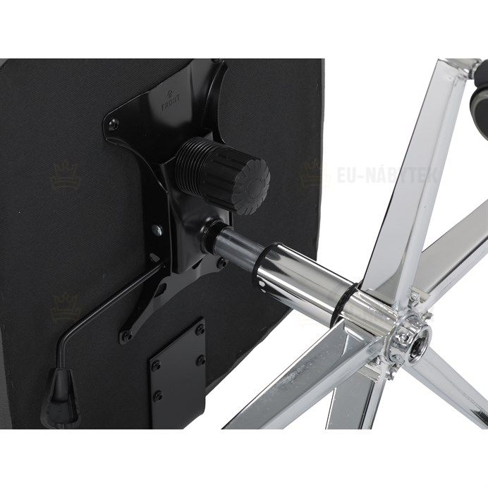 Kancelářské křeslo, houpací mechanismus, šedá ekokůže, KA-D8104 GREY