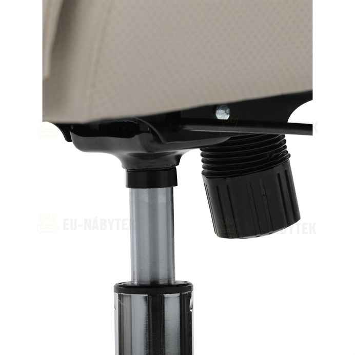Kancelářské křeslo, houpací mechanismus, béžová ekokůže, KA-D8104 SIL