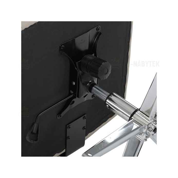 Kancelářské křeslo, houpací mechanismus, béžová ekokůže, KA-D8104 SIL