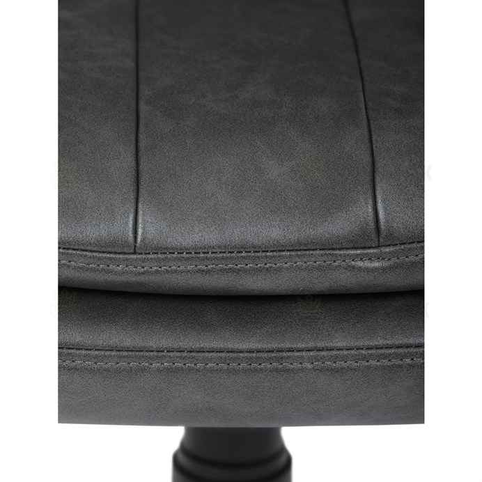 Kancelářské křeslo, houpací mechanismus, šedá ekokůže, KA-F1218 GREY