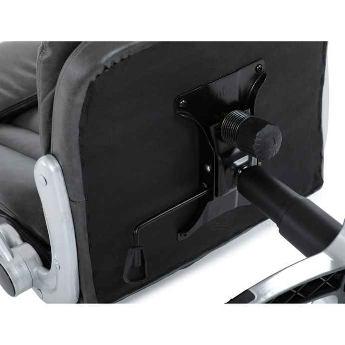 Kancelářské křeslo, houpací mechanismus, šedá ekokůže, KA-F1218 GREY