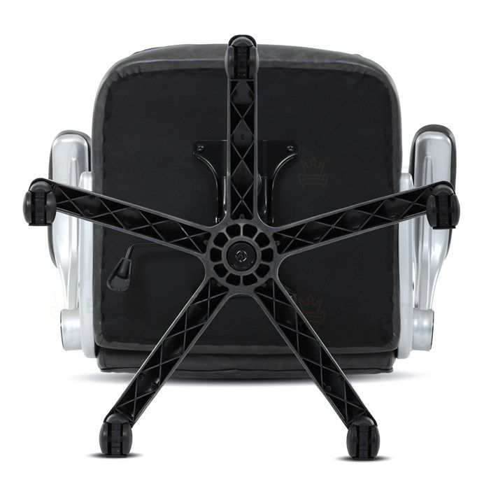 Kancelářské křeslo, houpací mechanismus, šedá ekokůže, KA-F1218 GREY