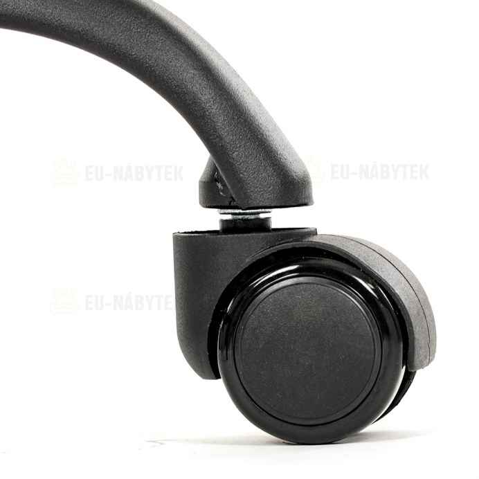 Kancelářské křeslo, houpací mechanismus, modrá ekokůže, KA-Y344 BLUE