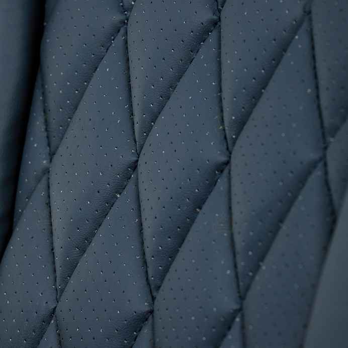 Kancelářské křeslo, houpací mechanismus, modrá ekokůže, KA-Y344 BLUE