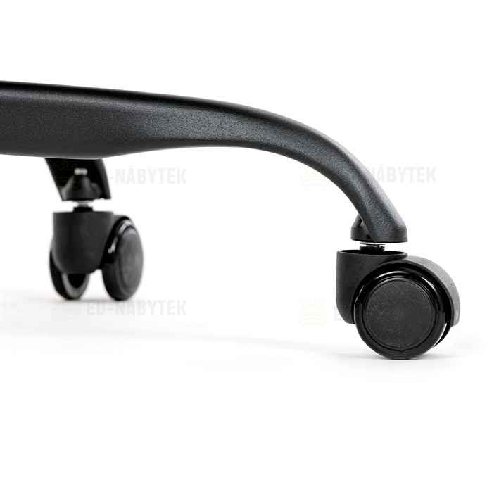 Kancelářské křeslo, houpací mechanismus, modrá ekokůže, KA-Y344 BLUE