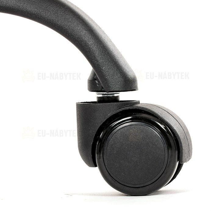 Kancelářské křeslo, houpací mechanismus, modrá ekokůže, KA-Y344 BLUE