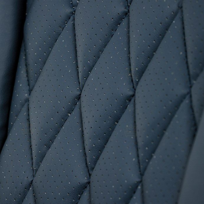 Kancelářské křeslo, houpací mechanismus, modrá ekokůže, KA-Y344 BLUE