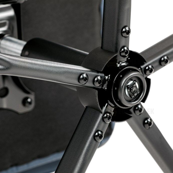 Kancelářské křeslo, houpací mechanismus, modrá ekokůže, KA-Y344 BLUE