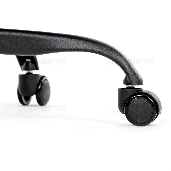 Kancelářské křeslo, houpací mechanismus, modrá ekokůže, KA-Y344 BLUE