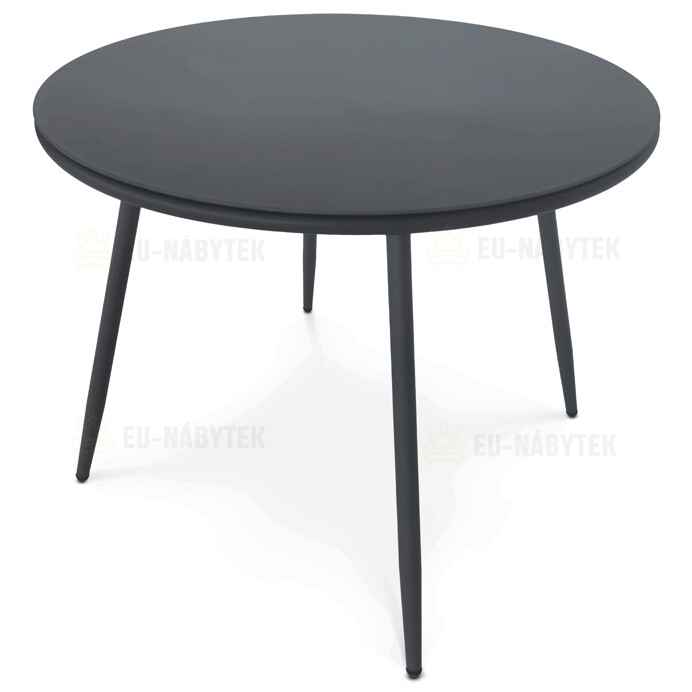 Zahradní stůl 90x90cm, kov, šedá, AZT-L1352 GREY